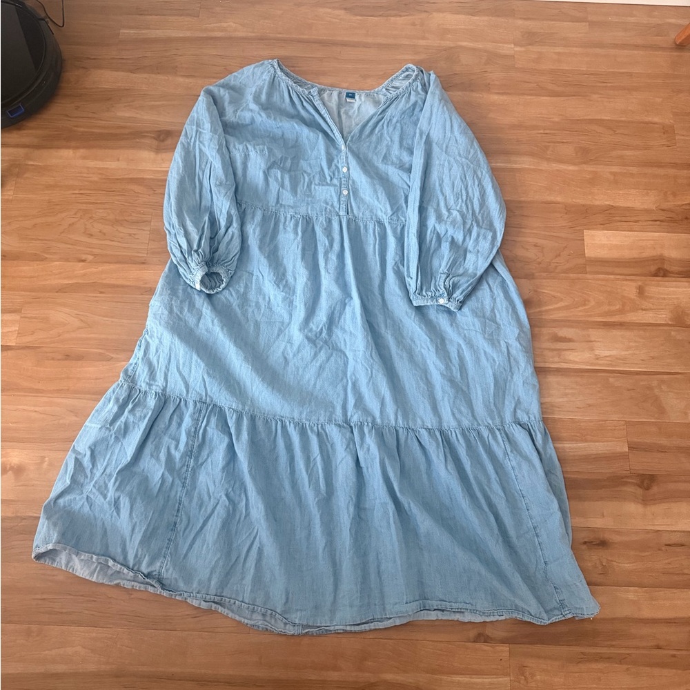 Old Navy Sky Blue Maxi Dress